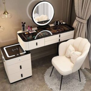 bàn trang điểm chân sắt