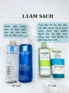 cách chọn mỹ phẩm theo độ tuổi
