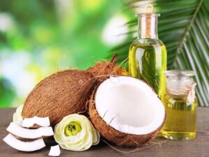 chăm sóc môi bằng dầu dừa