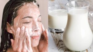 dưỡng da bằng sữa tươi không đường