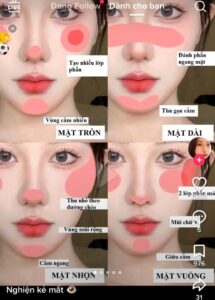 lỗi trang điểm cơ bản