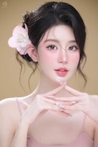 makeup cho mặt tròn