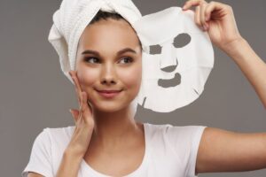 mặt nạ làm dịu da sau makeup