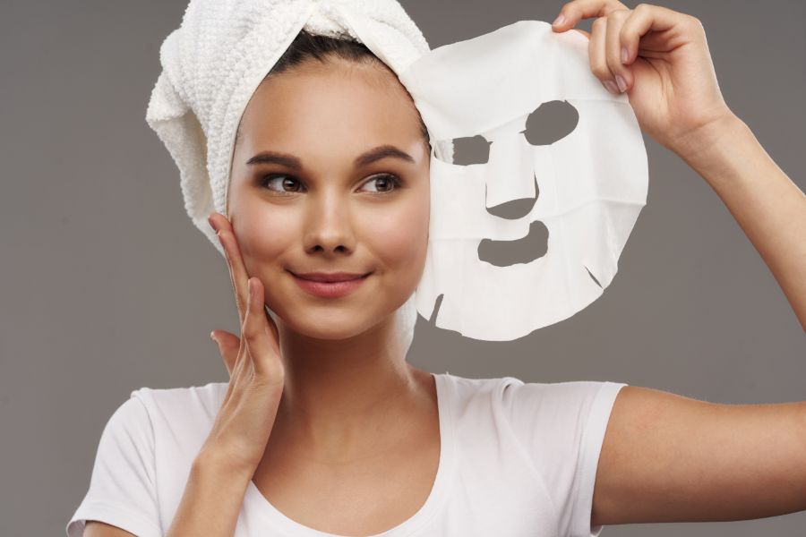 mặt nạ làm dịu da sau makeup
