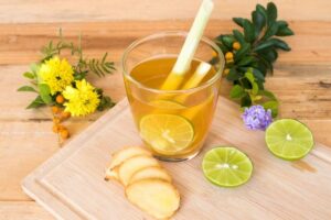 xông mặt bằng sả chanh