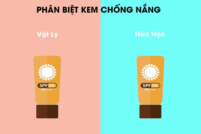 kem chống nắng vật lý hay hóa học
