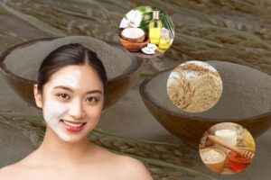 làm đẹp bằng cám gạo