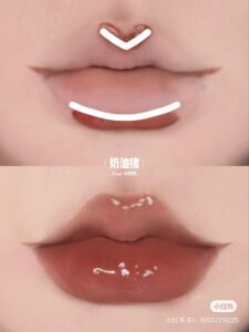 makeup môi lòng đào Hàn Quốc