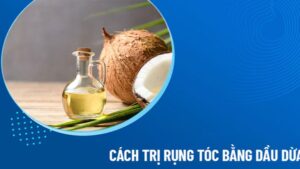 Dưỡng môi bằng dầu dừa