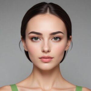 makeup AI định hình mặt