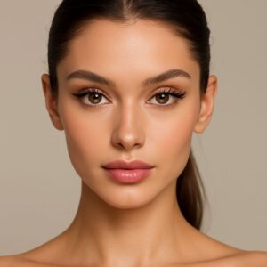 makeup AI định hình mặt
