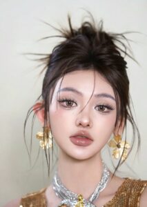 makeup ánh nhũ khéo léo
