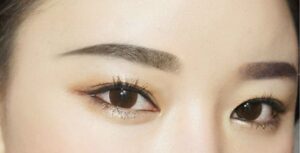 makeup chỉnh dáng lông mày