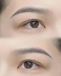 makeup chỉnh dáng lông mày