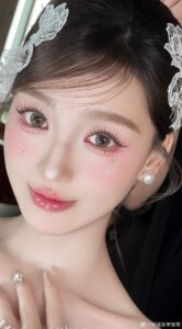 makeup cho váy hồng pastel