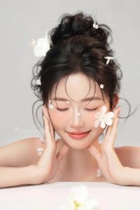 makeup đi tiệc tại resort