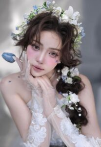 makeup đi tiệc trong vườn