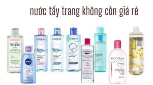 nước tẩy trang dịu nhẹ