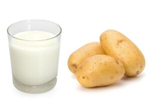 rửa mặt bằng sữa tươi không đường