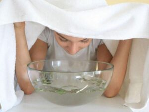 xông mặt bằng thảo dược