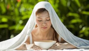 xông mặt bằng thảo mộc