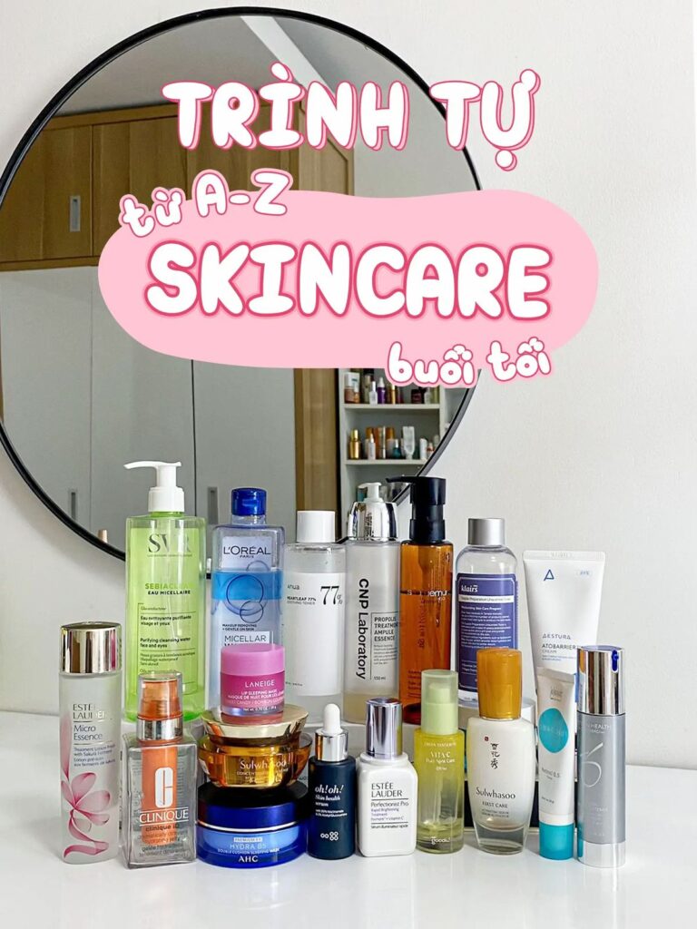 chọn mỹ phẩm sau khi skincare