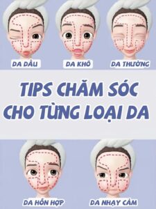 chọn mỹ phẩm theo kiểu da
