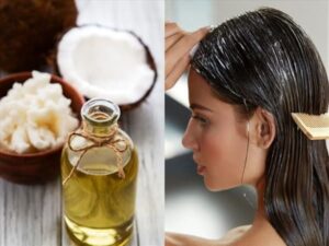 làm đẹp bằng dầu dừa