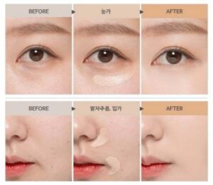 makeup che quầng thâm