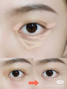 makeup che thâm mắt