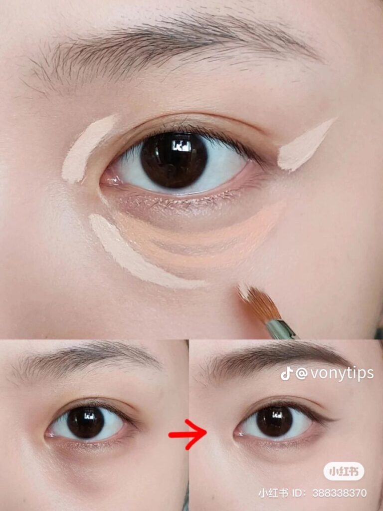 makeup che thâm mắt