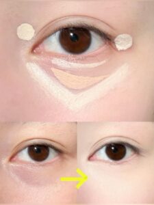 makeup che thâm mắt