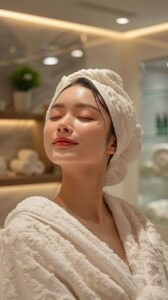 tẩy trang buổi sáng