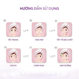 thứ tự tẩy trang skincare