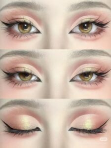 tone hồng ánh vàng