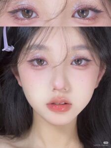 makeup cho mặt góc vuông