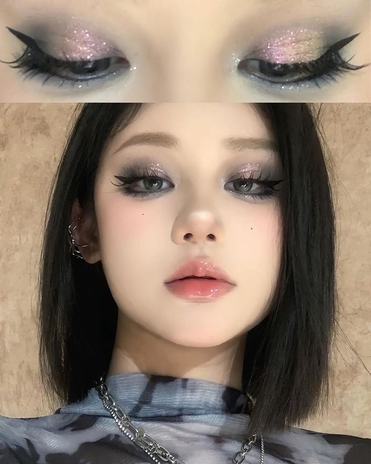 makeup cho mặt hơi vuông