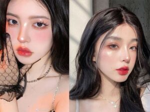 makeup tone cam đào cho người mới