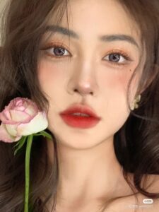 makeup tone cam đào cho người mới