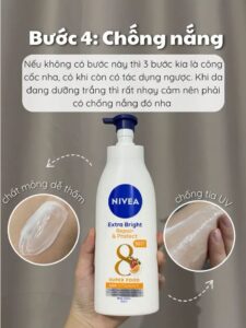 review sữa dưỡng thể