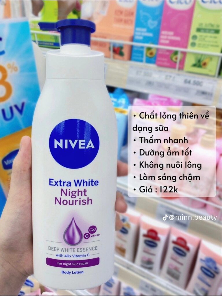 review sữa dưỡng thể
